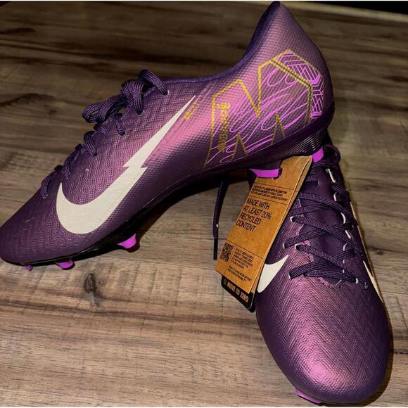 NWT Men's Nike Zoom Mercurial Vapor Cleats Kylian MBappe Purple FQ8377 Mens 7.5